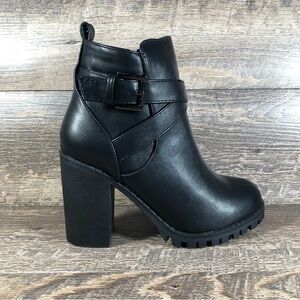 Women's Ankle Boot with Chunky Heel (MICHI-45)